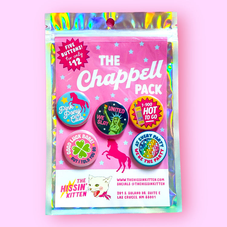 The Chappell Button (or Magnet) Pack!