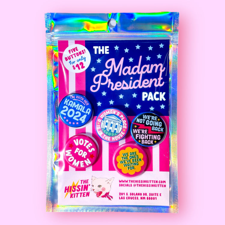 The Madam President Button (or Magnet) Pack!